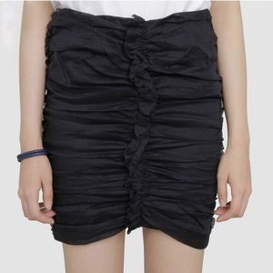 ISABEL MARANT Lypsi Ruched Cotton Organdy Skirt